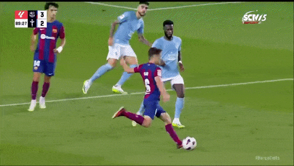 Barcelona vs Celta Vigo 3-2: Larsen, Douvikas lập công, Lewandowski tỏa sáng cú đúp, Cancelo ấn định chiến thắng ngược dòng cho Barca