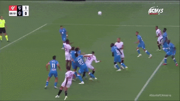 Sevilla vs Almeria 5-1: En-Nesyri, Lukebakio định đoạt thế trận trong 8 phút, Suso, Lamela, Kike Salas đè bẹp đối thủ, Luis Suarez ghi bàn danh dự