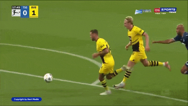 Hoffenheim vs Borussia Dortmund 1-3: Fullkrug mở bàn, Kramaric gỡ hòa nhờ chấm penalty, Reus, Ryerson chốt hạ chiến thắng, Bensebaini nhận thẻ đỏ