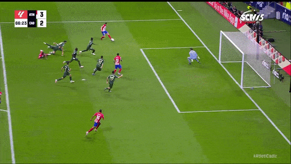 Atletico Madrid vs Cadiz 3-2: Pires, Marti bất ngờ tỏa sáng dẫn trước, Correa xuất thần cú đúp, Molina góp công chiến thắng ngược dòng