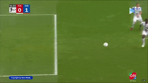 Augsburg vs Darmstadt 1-2: Tim Skarke mở bàn, Tobias Kempe nhân đôi tỷ số từ chấm penalty, Demirovic suýt ngược dòng