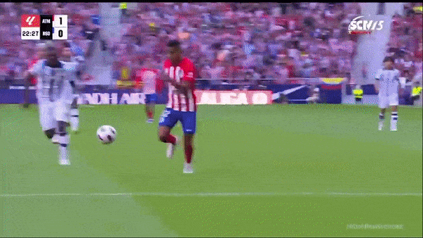 Atletico Madrid vs Sociedad 2-1: Lino đột phá tỉa góc mở bàn, Oyarzabal gỡ hòa, Griezmann giành chiến thắng nhờ penalty