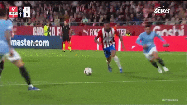 Girona vs Celta Vigo 1-0: Garcia kiến tạo, Yangel Herrera tỉa bóng kịp giành gọn 3 điểm