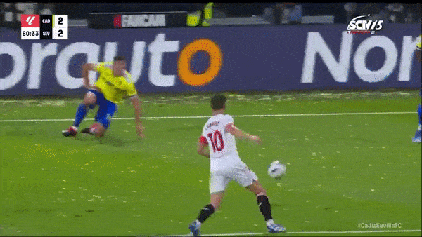 Cadiz vs Sevilla 2-2: Chris Ramos, Darwin Machis lập công, Lucas Ocampos, Ivan Rakitic ngược dòng chia điểm