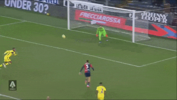 Genoa vs Verona 1-0: Ridgeciano Haps kiến tạo, Radu Dragusin sút tung nóc ghi bàn duy nhất