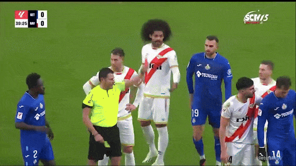 Getafe vs Rayo Vallecano 0-2: Sergio Camello tỏa sáng cú đúp, Latasa, Greenwood, Damian Suarez lần lượt nhận 3 thẻ đỏ