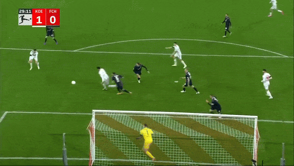 Koln vs Heidenheim 1-1: Davie Selke sút cận thành mở bàn, Adrian Beck sút xa chia điểm xứng đáng