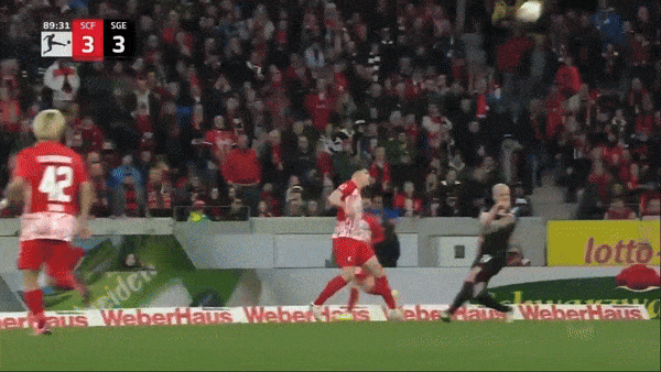 Freiburg vs Eintracht Frankfurt 3-3 Marmoush mở bàn, Ansgar Knauff xuất thần cú đúp, Ritsu, Grifo, Gregoritsch ngược dòng chia điểm