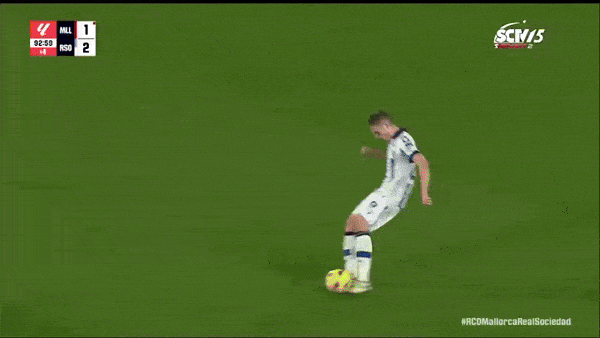 Mallorca vs Sociedad 1-2: Sanchez sớm mở bàn, Takefusa tỉa góc gỡ hòa, Mikel Merino đánh đầu ấn định 3 điểm quý giá, Arenas, Heyden nhận thẻ đỏ