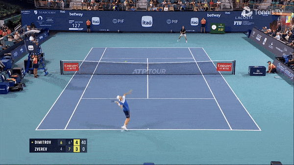 Grigor Dimitrov vs Alexander Zverev 6-4, (4) 6-7, 6-4: Dimitrov hạ Zverev, "tiểu Federer” lọt vào trận chung kết Masters 1000 lần thứ ba trong sự nghiệp 