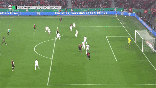 Leverkusen vs Dusseldorf 4-0: Frimpong sớm phá lưới, Adli lập công, Wirtz ghi cú đúp, HLV Xabi Alonso gặp Kaiserslautern ở chung kết DFB Cup