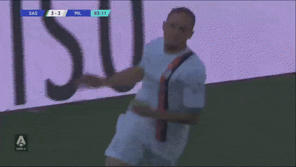 Sassuolo vs AC Milan 3-3: Pinamonti sớm lập công, Lauriente xuất thần cú đúp, Rafael Leao, Luka Jovic, Noah Okafor lần lượt cứu thua Milan