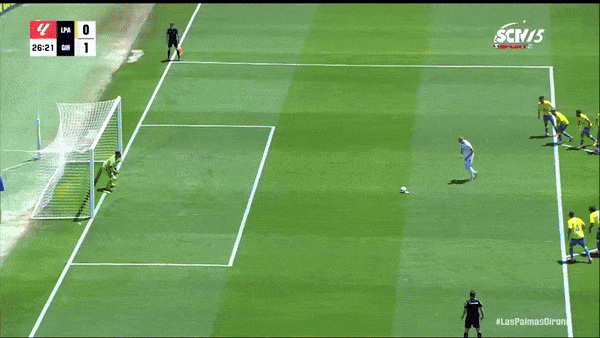 Las Palmas vs Girona 0-2: David Lopez mở bàn, Artem Dovbyk chốt hạ 3 điểm trên chấm penalty, Girona tạm vượt Barca xếp nhì La Liga