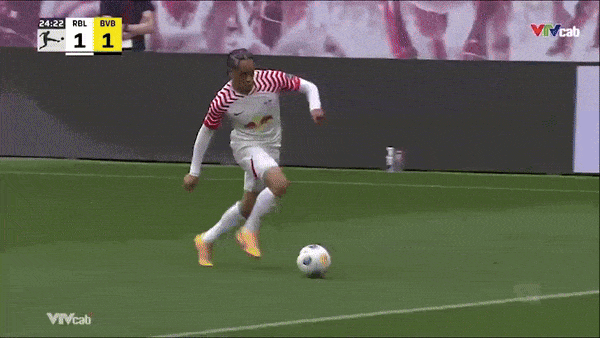 Leipzig vs Borussia Dortmund 4-1: Sancho sớm mở bàn nhưng Openda, Sesko, Simakan, Baumgartner ngược dòng, củng cố tốp 4 Bundesliga