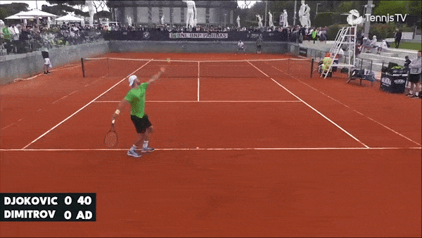 Novak Djokovic vs Grigor Dimitrov 6-4, 6-3: Huyền thoại Djokovic dễ dàng vượt qua Dimitrov ở đấu trường Rome Open 2024