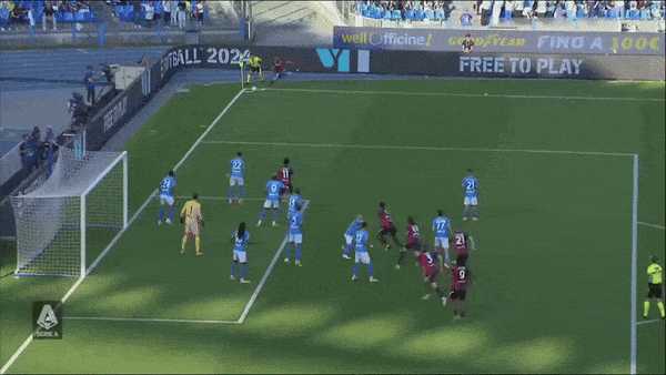 Napoli vs Bologna 0-2: Dan Ndoye sớm lập công, Calafiori kiến tạo, Stefan Posch nhân đôi cách biệt, Matteo Politano hỏng penalty