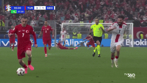 Thổ Nhĩ Kỳ vs Georgia 3-1: Muldur lập công, Mikautadze gỡ hòa nhưng Guler, Akturkoglu lần lượt tỏa sáng tạm giành ngôi đầu bảng F