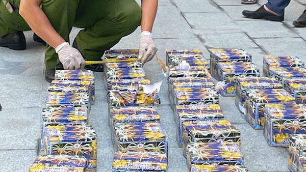 Tin nóng: Triệt phá đường dây pháo nổ thu hơn 1 tấn từ Campuchia về TPHCM tiêu thụ