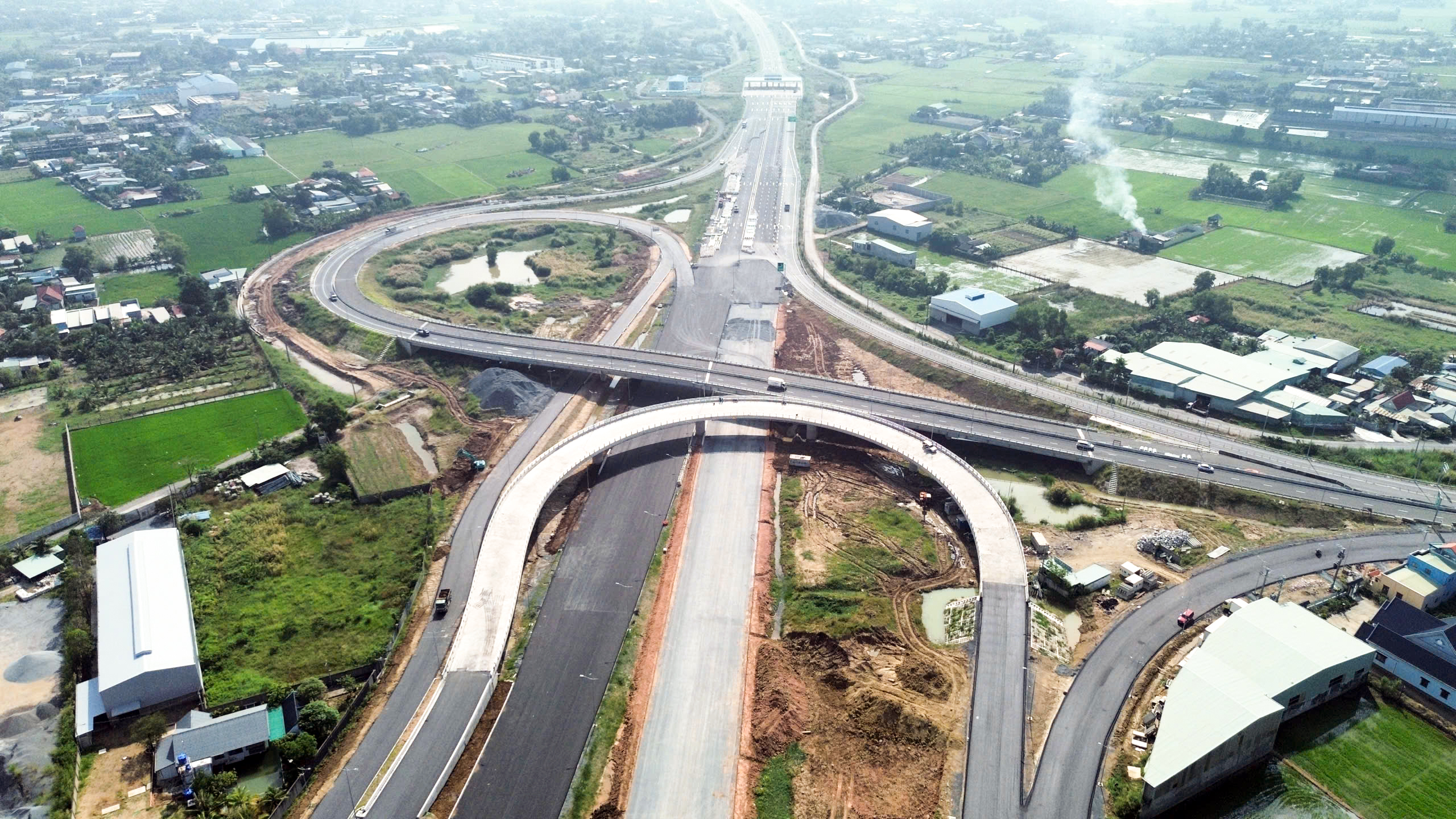 Đường Vành đai 3 TPHCM đoạn qua Tây Ninh trước ngày thông xe kỹ thuật