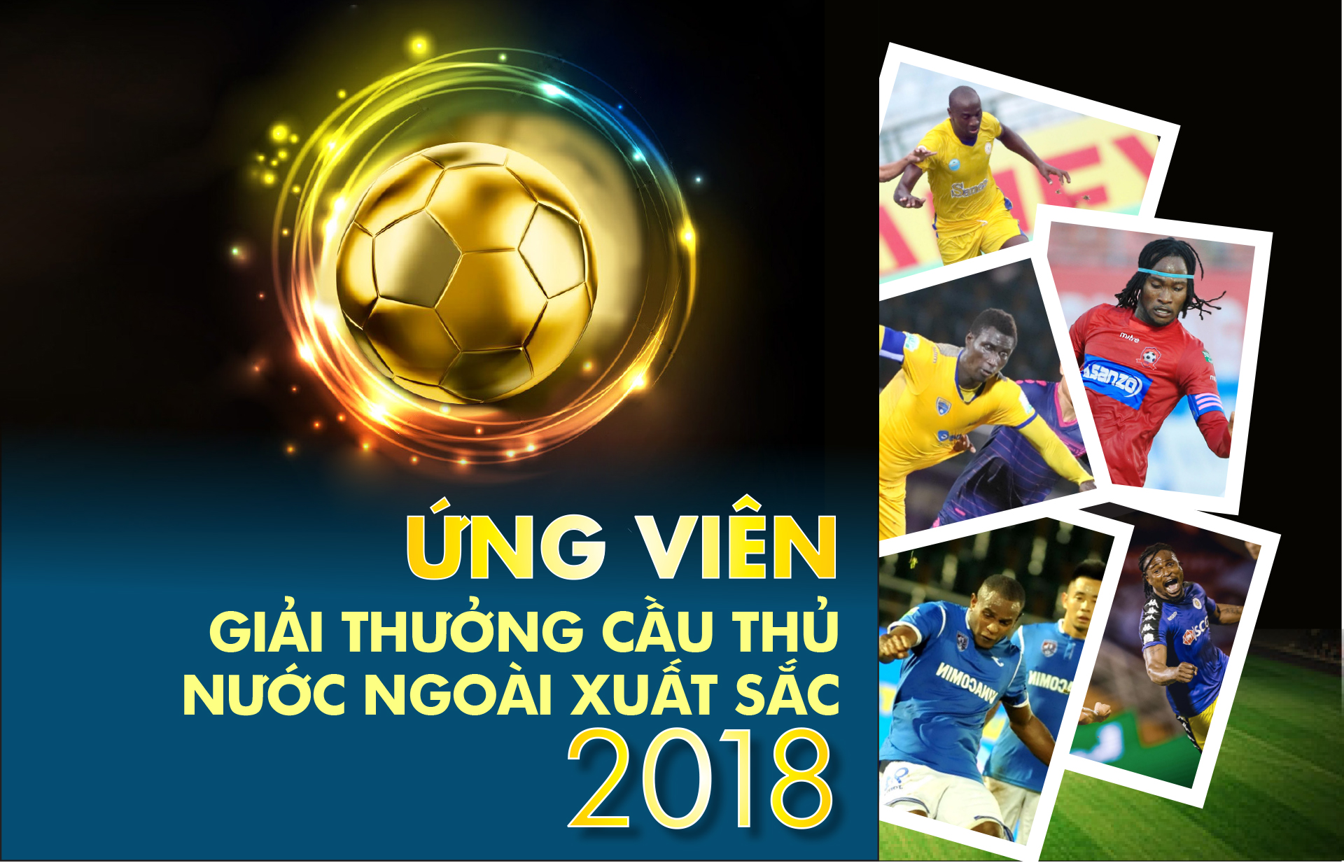 Danh sách ứng viên giải Cầu thủ nước ngoài xuất sắc 