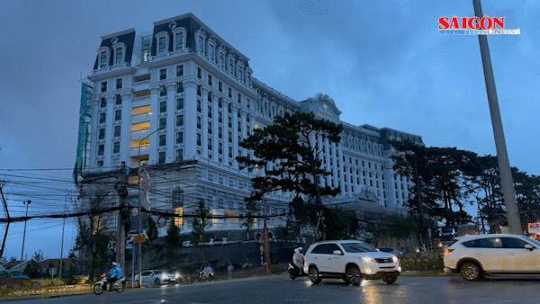 Công trình Merperle Dalat Hotel xây vượt giấy phép hơn 4.450m² 