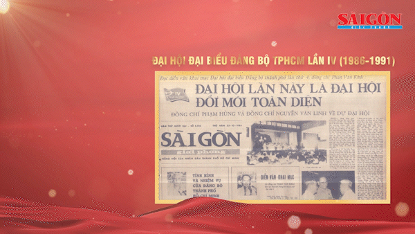 Đại hội đại biểu Đảng bộ TPHCM lần IV (1986-1991)