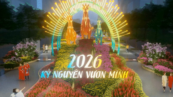 Đường hoa Tết Nguyễn Huệ “thay áo” ngày - đêm, mang đến trải nghiệm kép