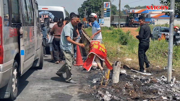 Nguyên nhân ban đầu vụ cháy xe khách trên quốc lộ 1 khiến 7 người chết