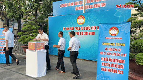 TPHCM: Hơn 202 triệu đồng ủng hộ Quỹ “Vì biển đảo quê hương - Vì tuyến đầu Tổ quốc”