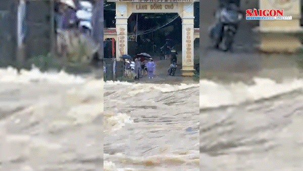 Nước trên các sông ở Phú Thọ, Ninh Bình, Thanh Hóa lên nhanh