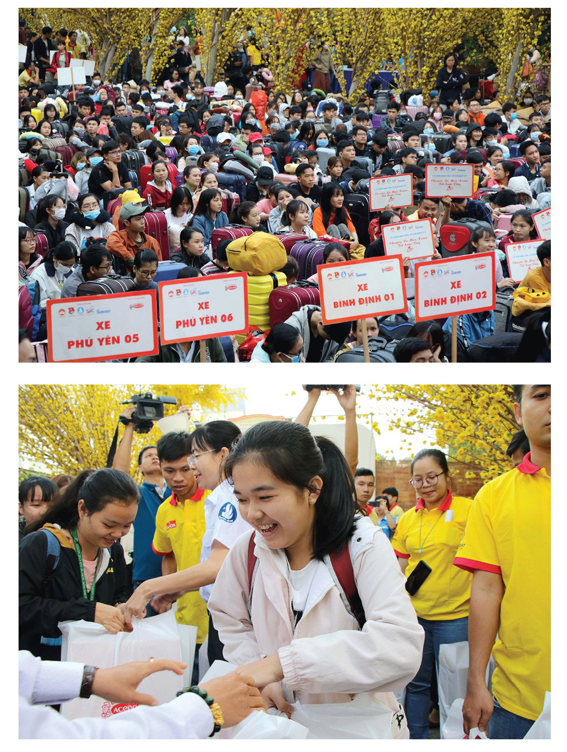 HCMC presents Tet bus tickets to disadvantaged students ảnh 5