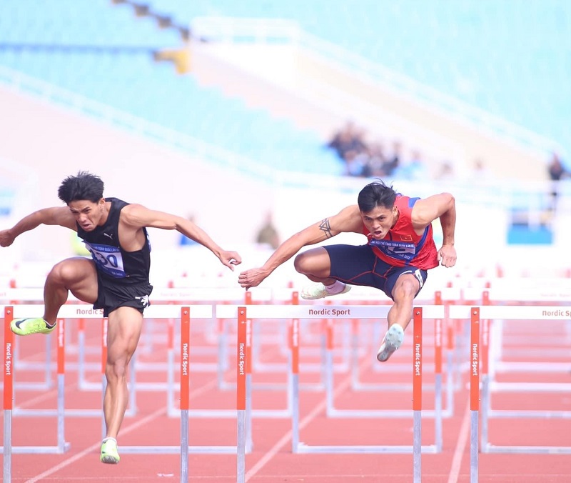 Các nội dung thi đấu năm nay có nhiều bất ngờ ngay trên sân đấu. Ảnh: NGỌC TÚ