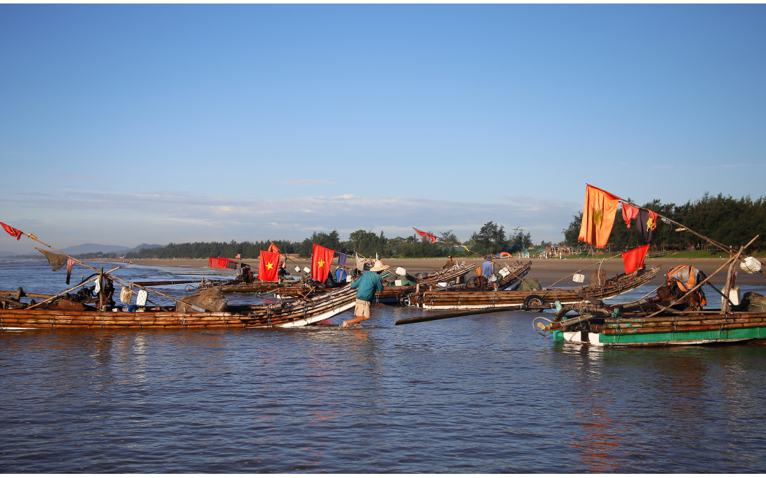 Bình minh làng biển ảnh 9