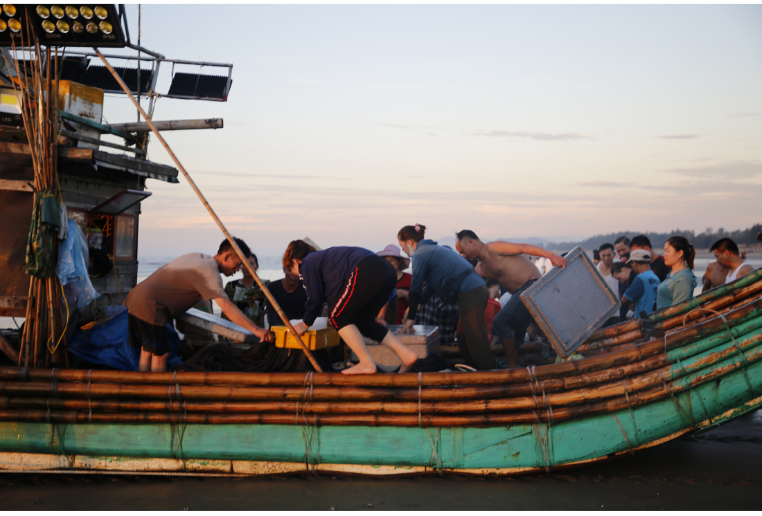 Bình minh làng biển ảnh 13