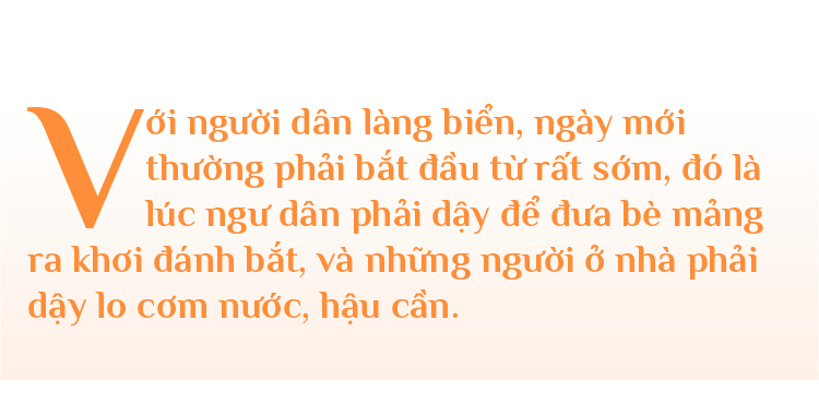 Bình minh làng biển ảnh 1