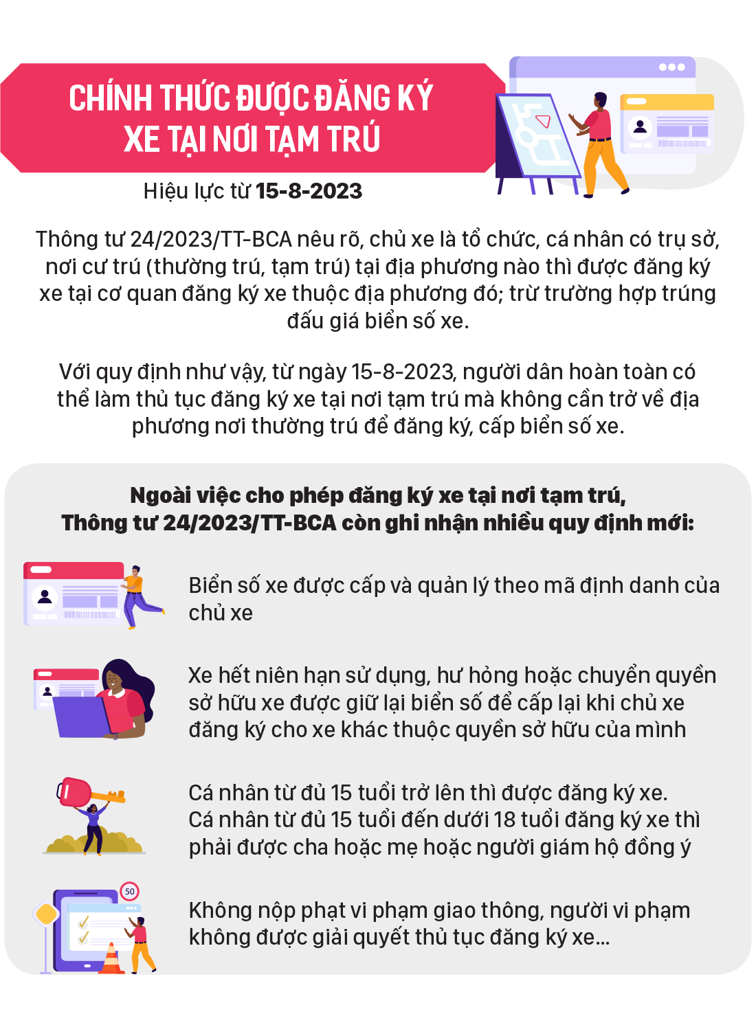 Những chính sách nổi bật, có hiệu lực từ tháng 8-2023 ảnh 6