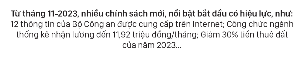 Những chính sách nổi bật, có hiệu lực từ tháng 11-2023 ảnh 2
