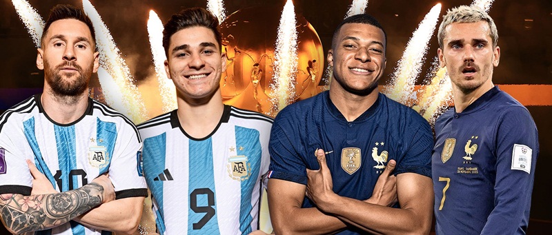 Đội của Messi và Mbappe đối mặt trong trận chung kết.