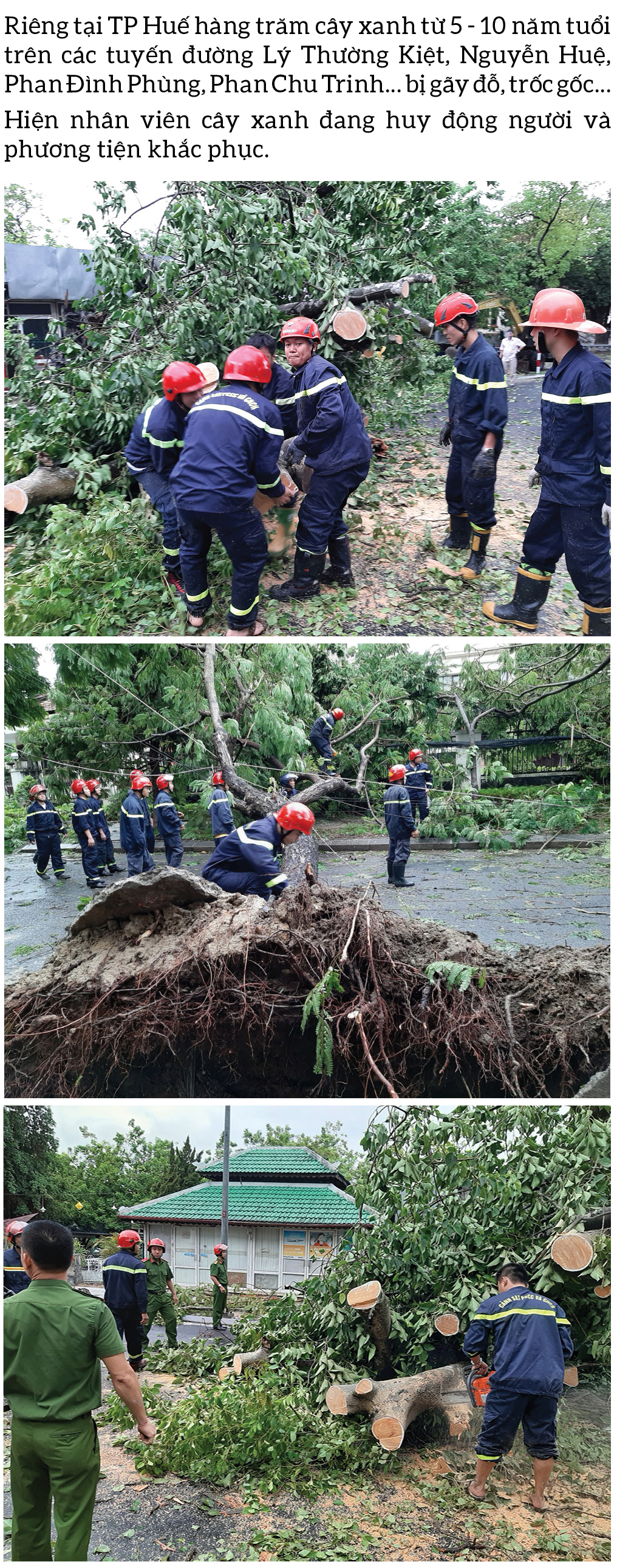 Bão số 5 đổ bộ miền Trung gây lốc xoáy, mưa lớn và ngập úng ảnh 5