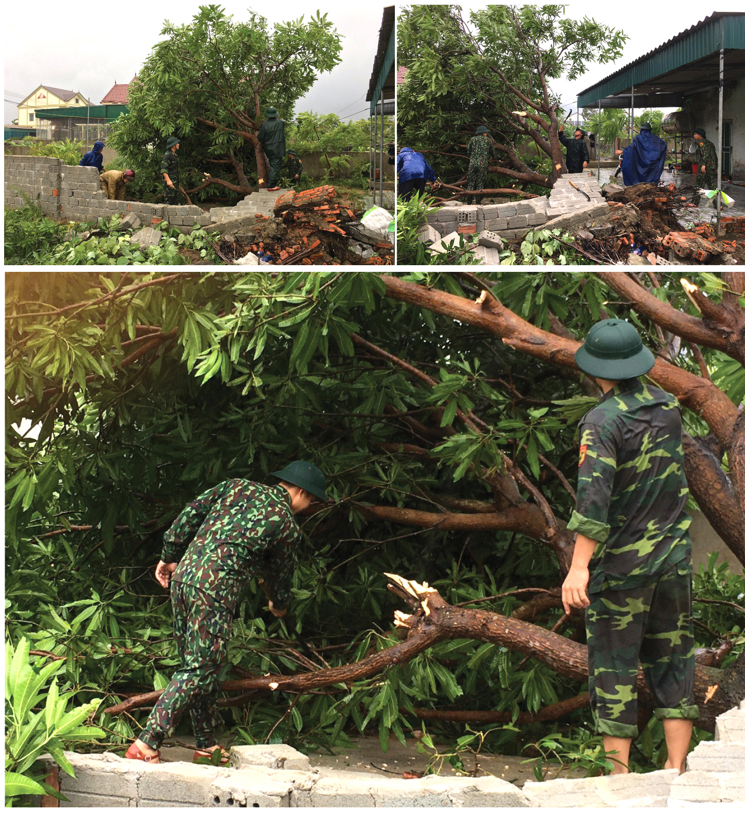 Bão số 5 đổ bộ miền Trung gây lốc xoáy, mưa lớn và ngập úng ảnh 8