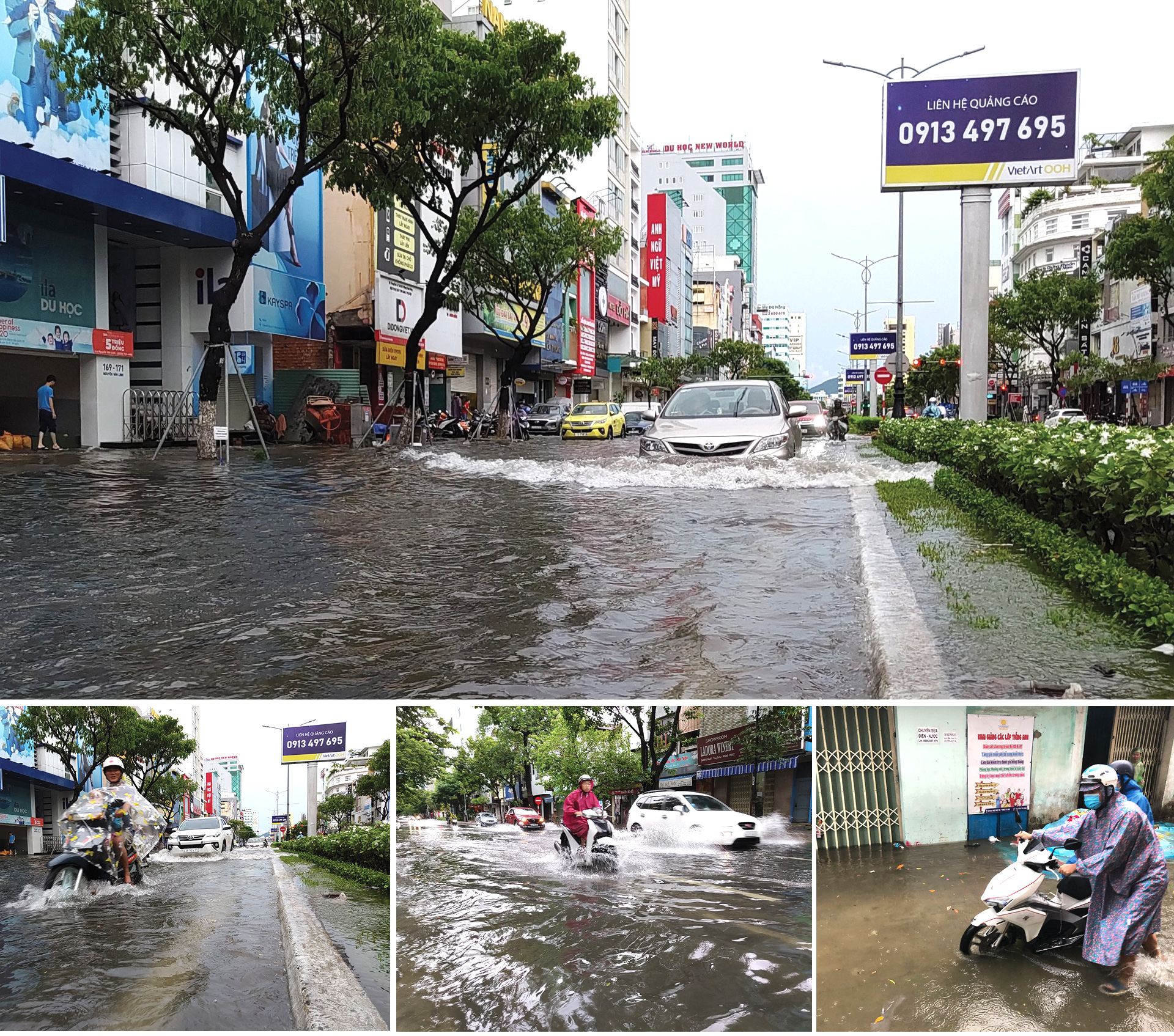 Bão số 5 đổ bộ miền Trung gây lốc xoáy, mưa lớn và ngập úng ảnh 14