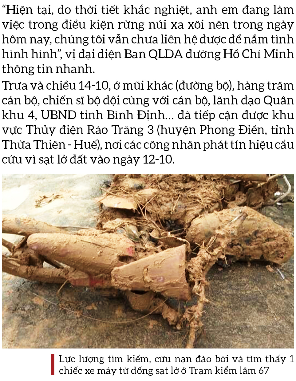 Toàn cảnh cuộc vượt rừng tìm kiếm, cứu nạn người mất tích ở Rào Trăng 3 ảnh 18