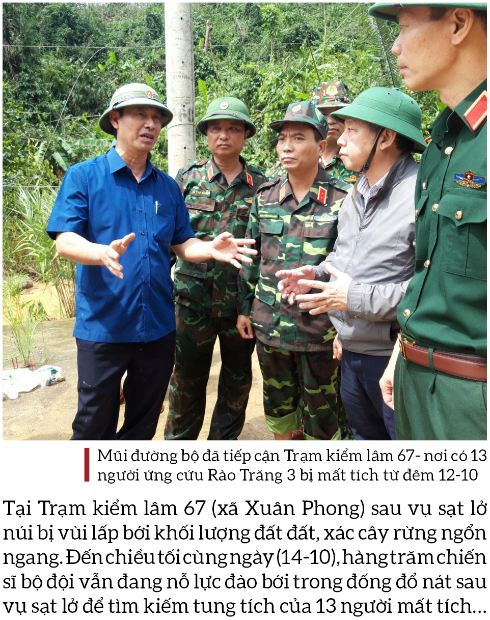 Toàn cảnh cuộc vượt rừng tìm kiếm, cứu nạn người mất tích ở Rào Trăng 3 ảnh 20