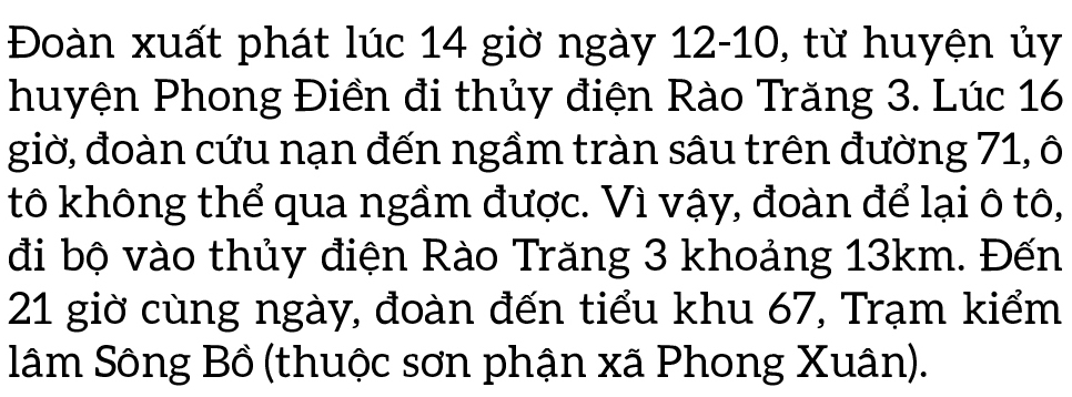 Toàn cảnh cuộc vượt rừng tìm kiếm, cứu nạn người mất tích ở Rào Trăng 3 ảnh 5