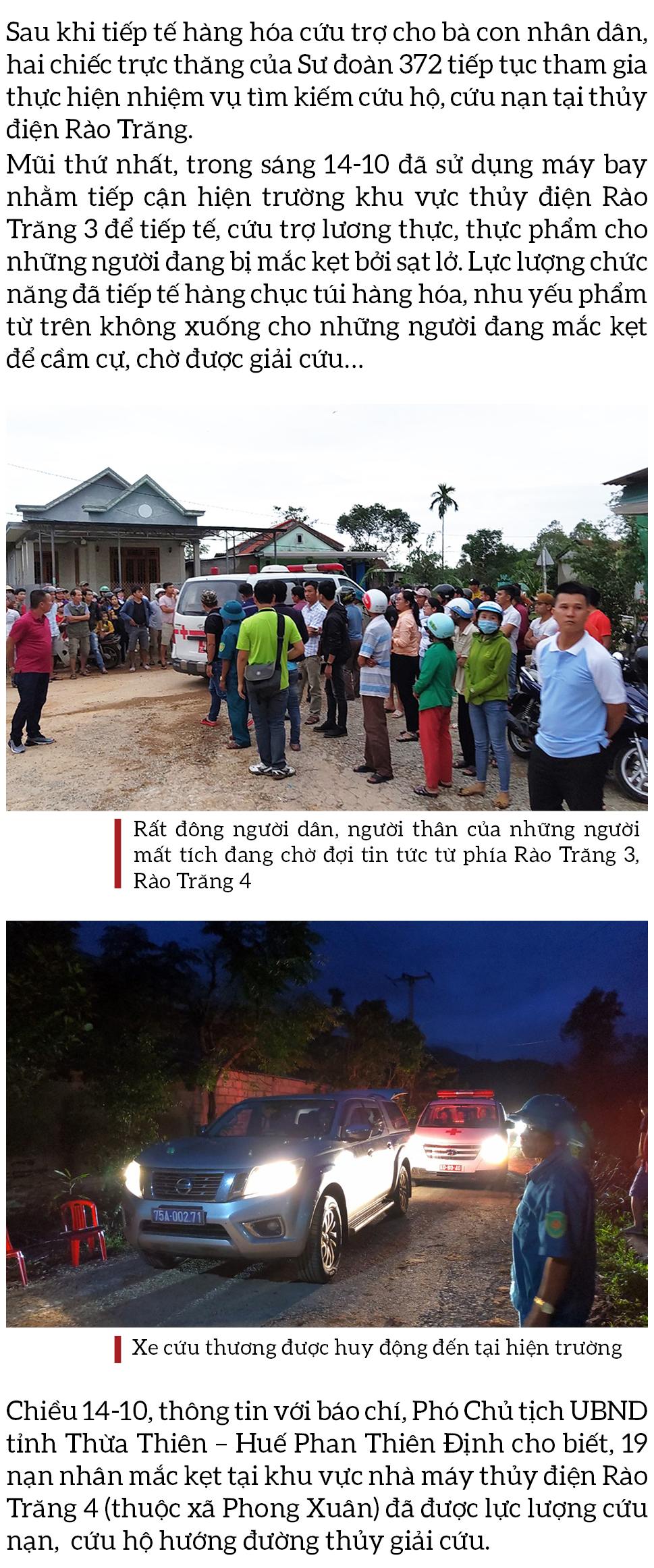 Toàn cảnh cuộc vượt rừng tìm kiếm, cứu nạn người mất tích ở Rào Trăng 3 ảnh 12