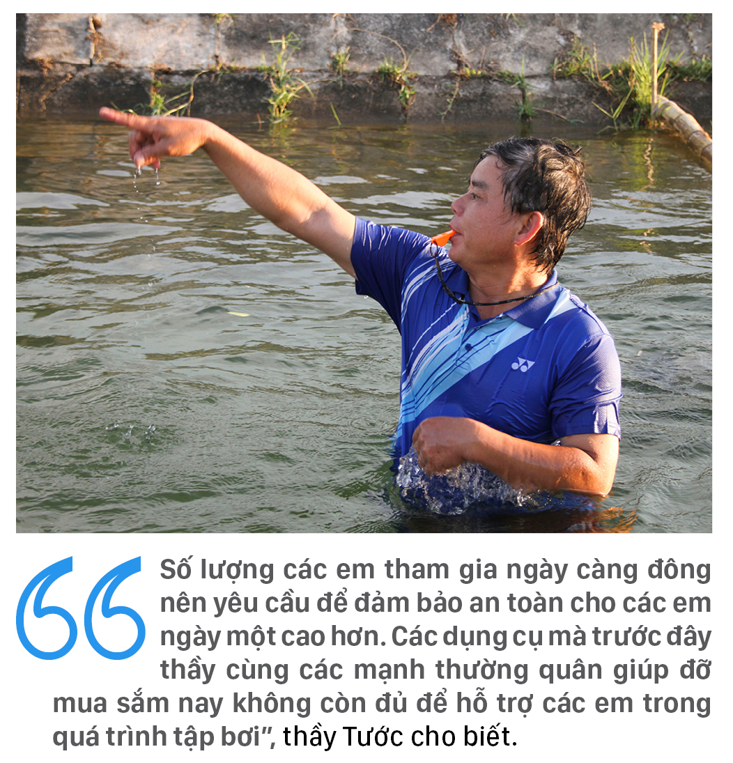 Thầy giáo 'nắn' dòng kênh thủy lợi mở lớp dạy bơi miễn phí ảnh 20