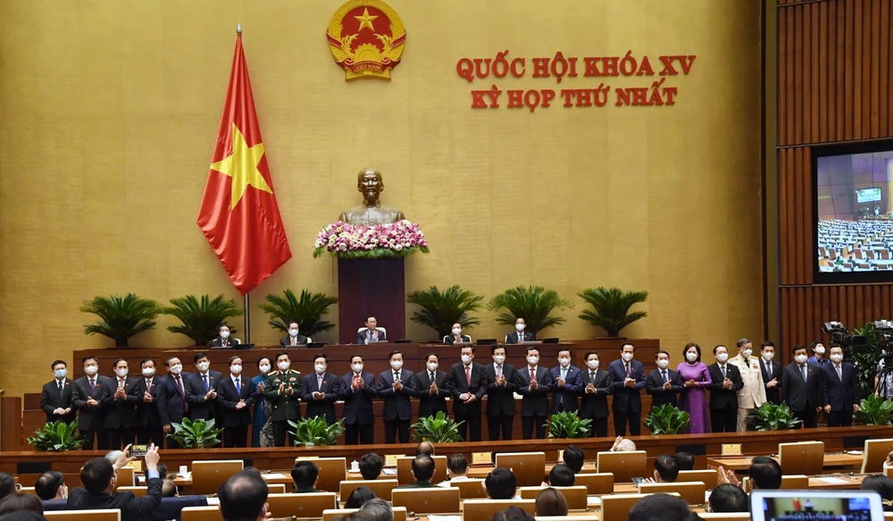 Bế mạc kỳ họp thứ nhất, Quốc hội khóa XV: Mục tiêu trên hết là chăm sóc và bảo vệ sức khỏe của nhân dân ảnh 2 Bế mạc kỳ họp thứ nhất, Quốc hội khóa XV: Mục tiêu trên hết là chăm sóc và bảo vệ sức khỏe của nhân dân ảnh 2