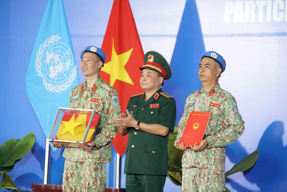 Bệnh viện dã chiến cấp 2 số 3 lên đường làm nhiệm vụ tại Bentiu, Nam Sudan ảnh 2 Bệnh viện dã chiến cấp 2 số 3 lên đường làm nhiệm vụ tại Bentiu, Nam Sudan ảnh 2