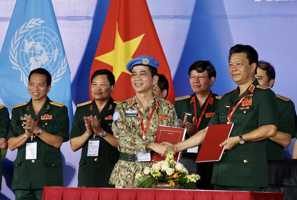 Bệnh viện dã chiến cấp 2 số 3 lên đường làm nhiệm vụ tại Bentiu, Nam Sudan ảnh 1 Bệnh viện dã chiến cấp 2 số 3 lên đường làm nhiệm vụ tại Bentiu, Nam Sudan ảnh 1