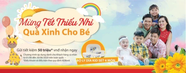 Tưng bừng quà tặng từ HDBank nhân dịp quốc tế thiếu nhi ảnh 1 Tưng bừng quà tặng từ HDBank nhân dịp quốc tế thiếu nhi ảnh 1